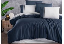 Постельное белье сатин delux First Choice - Groovy Denim (Турция), евро
